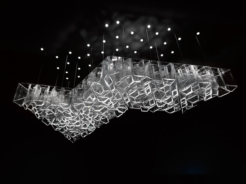 Project "Ice Chandelier for Lasvit", image 03 | Lev Libeskind